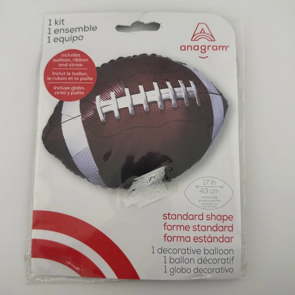 GAME DAY' Banner and Football Themed Balloons - Set of 5